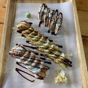 Raw Ingredients - Crab Meat Tempura Roll, Yummy Roll, Sweet Potato Roll - Sushi Bars Near Me - Tybee Island, Georgia