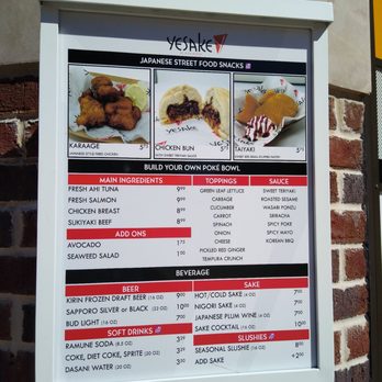 YeSake Kiosk - Menu - Poke Near Me - Lake Buena Vista, Florida YeSake Kiosk - Menu - Poke Near Me - Lake Buena Vista, Florida
