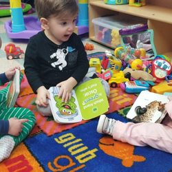 Tiny Tots Academy - Our babies love reading!