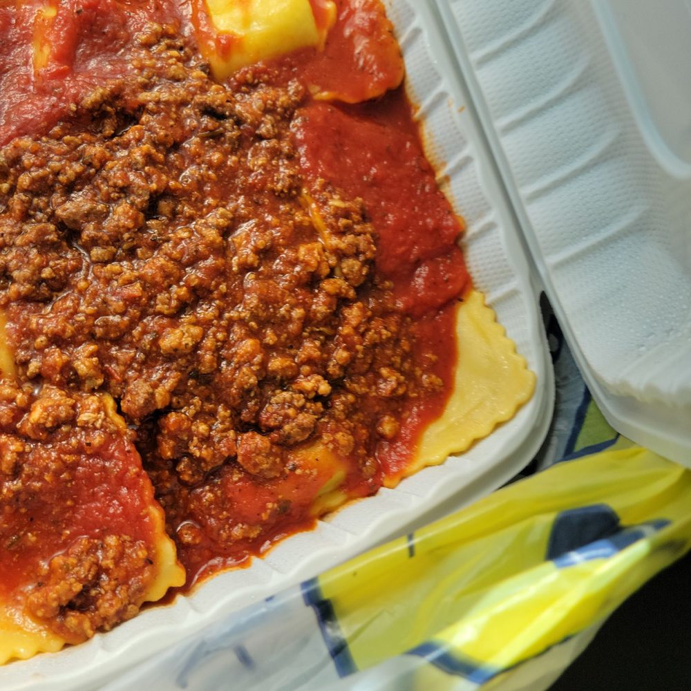 Gino's - Ravioli with meat sauce - Italian Near Me - Salinas, California Gino's - Ravioli with meat sauce - Italian Near Me - Salinas, California