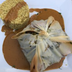 Palmyra - Vegetarische Tasche mit Safranreis