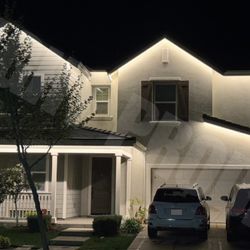 Warm white lights by bright prodigy. Good for any holiday like Christmas, Diwali, New Year's Eve or just for fun!