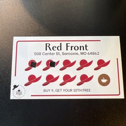 Red Front Cafe - Ask about there complementary punch card.