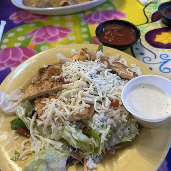 Casa Amigos - Casa Amigos Chicken Salad (minus tortilla bowl per my request) - Mexican Near Me - Olathe, Kansas