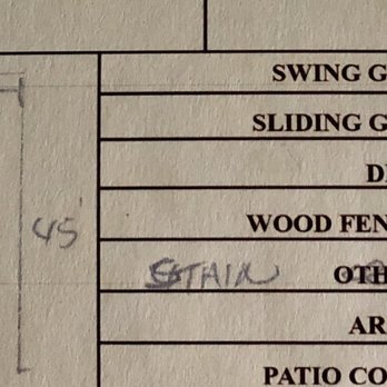Strong Fence and Deck - Original stain amount for the fence $430 - Fences & Gates Near Me - Plano, Texas Strong Fence and Deck - Original stain amount for the fence $430 - Fences & Gates Near Me - Plano, Texas