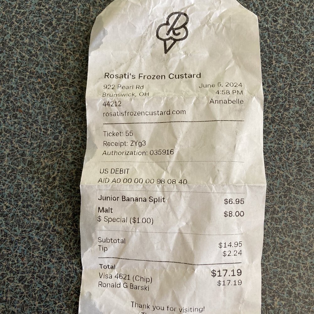 I don't know what $1 special is for?