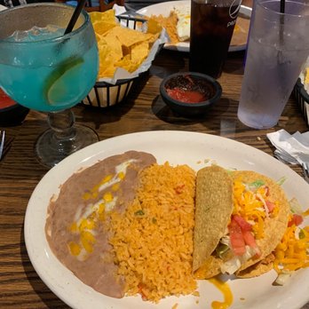 Amigos - Two taco lunch special- one beef and one chicken. Coconut margarita for the drink. All good! - Mexican Near Me - Eureka Springs, Arkansas Amigos - Two taco lunch special- one beef and one chicken. Coconut margarita for the drink. All good! - Mexican Near Me - Eureka Springs, Arkansas