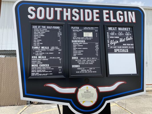 Menu photo 2 Southside Market & Barbeque Elgin, TX Menu photo 2 Southside Market & Barbeque Elgin, TX