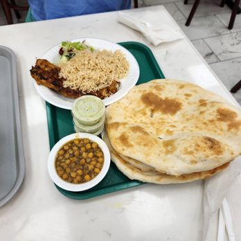 Kabob Palace - chicken kubideh, bread, chole - Afghan Near Me - Arlington, Virginia