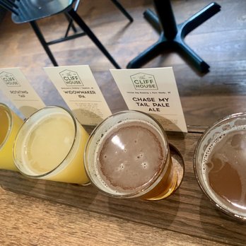 The Cliff House - Beer flight - Canadian (New) Near Me - North Vancouver, British Columbia The Cliff House - Beer flight - Canadian (New) Near Me - North Vancouver, British Columbia