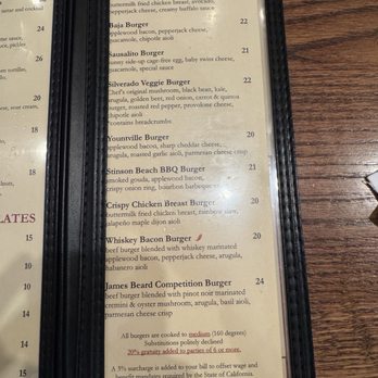 Napa Valley Burger Company - Burger Menu - New American Near Me - Sausalito, California Napa Valley Burger Company - Burger Menu - New American Near Me - Sausalito, California