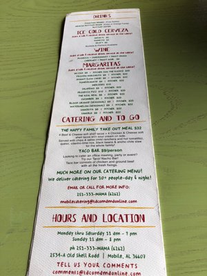 Menu photo 8 Taco Mama - Midtown Mobile Mobile, AL