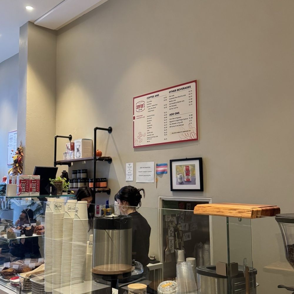 Compton's Coffee House - Inside - Coffee & Tea Near Me - San Francisco, California