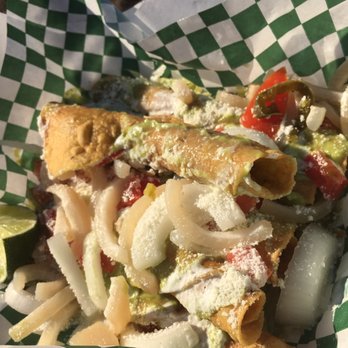 Craving Flautas and More - Beef flautas with everything - Food Trucks Near Me Craving Flautas and More - Beef flautas with everything - Food Trucks Near Me