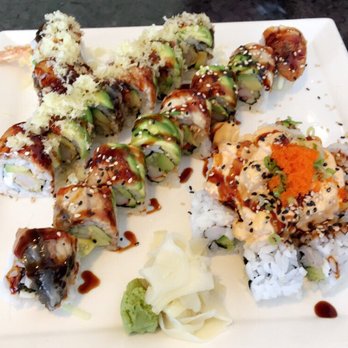 Sushi Lola's - Crunchy Dragon Roll, Dragon Roll, TNT Roll - Sushi Bars Near Me - Orlando, Florida