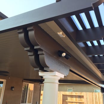 RAL Builders - There you see the "Rich's design" touch between the column and double beams. Perfect! - Patio Coverings Near Me - Roseville, California RAL Builders - There you see the "Rich's design" touch between the column and double beams. Perfect! - Patio Coverings Near Me - Roseville, California