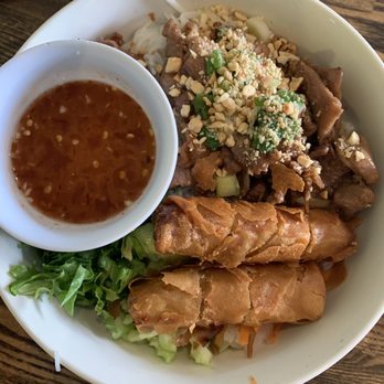 Glendale Pho Co - Vermicelli, bbq pork, that sauce is fuegsss - Vietnamese Near Me - Glendale, California