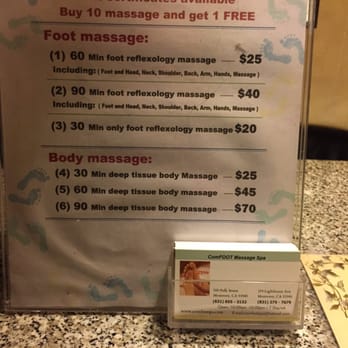 Comfoot Spa - Massage Near Me - Monterey, California