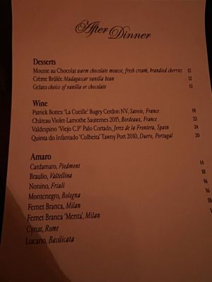 Menu photo 6 The Nines New York, NY