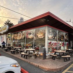 Maple Donuts - Outside!
