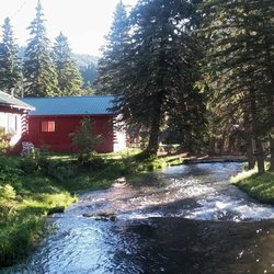 A stream runs through the place!