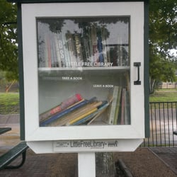 Terrell Hills Community Playground - One of many of the Little Free Libraries that are popping up in the San Antonio Area.