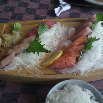 Ichibiri - My delicious sashimi dinner in a boat. - Sushi Bars Near Me - Dana Point, California
