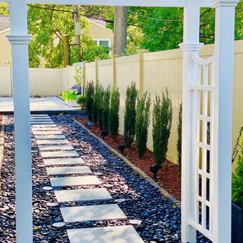 Omar Masonry And Painting - Backyard entrance, walkway and landscaping - Landscaping Near Me Omar Masonry And Painting - Backyard entrance, walkway and landscaping - Landscaping Near Me