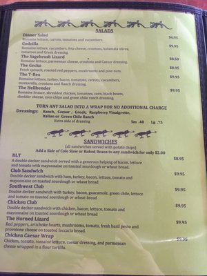 Menu photo 7 Lazy Lizard Grill Cedar Crest, NM