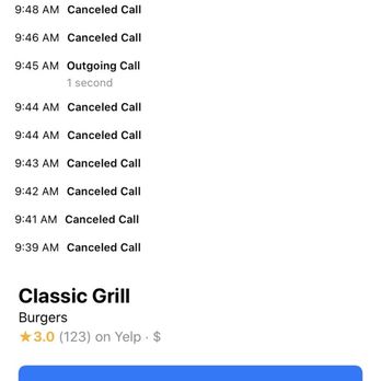 Classic Grill - How many time you have to call to get a hold of someone - American Near Me - Los Angeles, California Classic Grill - How many time you have to call to get a hold of someone - American Near Me - Los Angeles, California