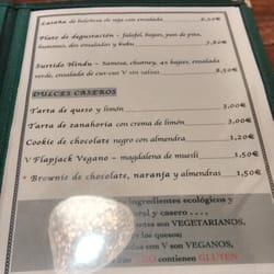 Chilimosa - Carta de postres