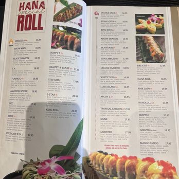 Hana Ramen Sushi - Special roll menu - Sushi Bars Near Me - West Des Moines, Iowa Hana Ramen Sushi - Special roll menu - Sushi Bars Near Me - West Des Moines, Iowa