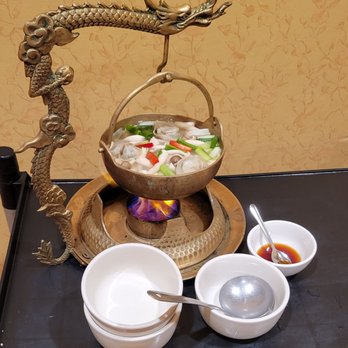 Yong Su San - Jeong-gol - Dragon Firepot of Vegetables, Dumplings and Ricecakes - Korean Near Me - Los Angeles, California