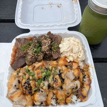 Da Bald Guy - Combo Plate - Food Trucks Near Me - Kahuku, Hawaii
