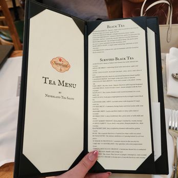 Neverland Tea Salon - Multi-Page Tea Menu - Coffee & Tea Near Me - Vancouver, British Columbia