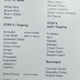 Menu Menu