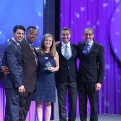 Comfort Keepers Home Care - Our lovely owner, Katie, receiving an award at the Comfort Keepers Conference