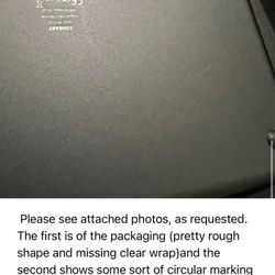 Chrome - Paid for a new item, received a very used one.