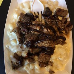 MOO MOO Grilled Cheese - Mac and cheese with beef brisket - $11.95