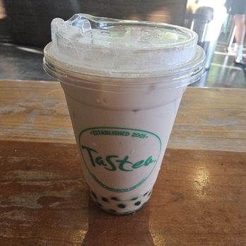 Tastea - Classic Milk Tea with honey (green) boba. - Bubble Tea Near Me - San Jose, California