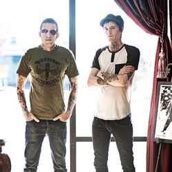 Project Tattoo Studio - Dustin and Aaron in the shop.