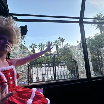 Drag & Fly Tours - Our host, "Anita Doll." - Bus Tours Near Me