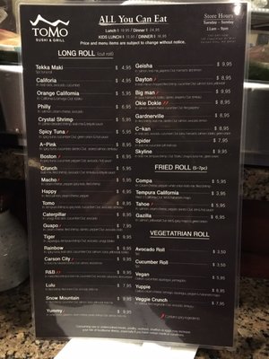Menu photo 6 Tomo Sushi & Grill Carson City, NV Menu photo 6 Tomo Sushi & Grill Carson City, NV