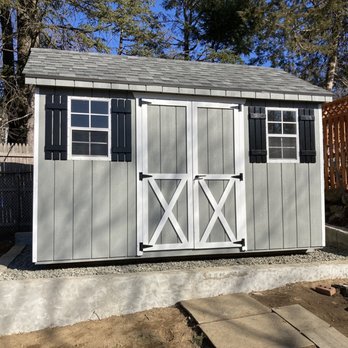 Sammy’s Landscaping - Platform with shed installed - Snow Removal Near Me Sammy’s Landscaping - Platform with shed installed - Snow Removal Near Me