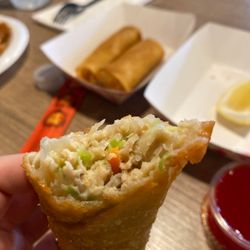 China Basil Thai and Chinese Kitchen - Yummy! Chicken Egg Roll