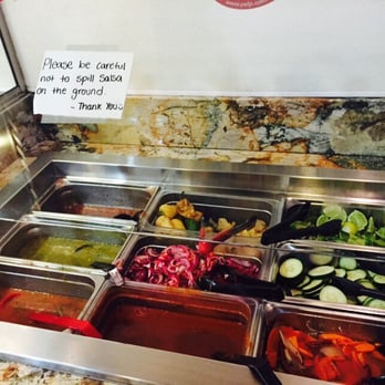 Taco Bar - Small salsa bar but good - Mexican Near Me - San Marcos, California Taco Bar - Small salsa bar but good - Mexican Near Me - San Marcos, California