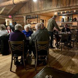 The dining room