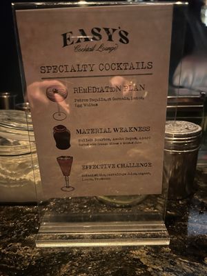 Menu photo 8 Easy's Cocktail Lounge Las Vegas, NV Menu photo 8 Easy's Cocktail Lounge Las Vegas, NV