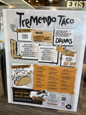 Menu photo 3 Tremendo Taco Laredo, TX Menu photo 3 Tremendo Taco Laredo, TX