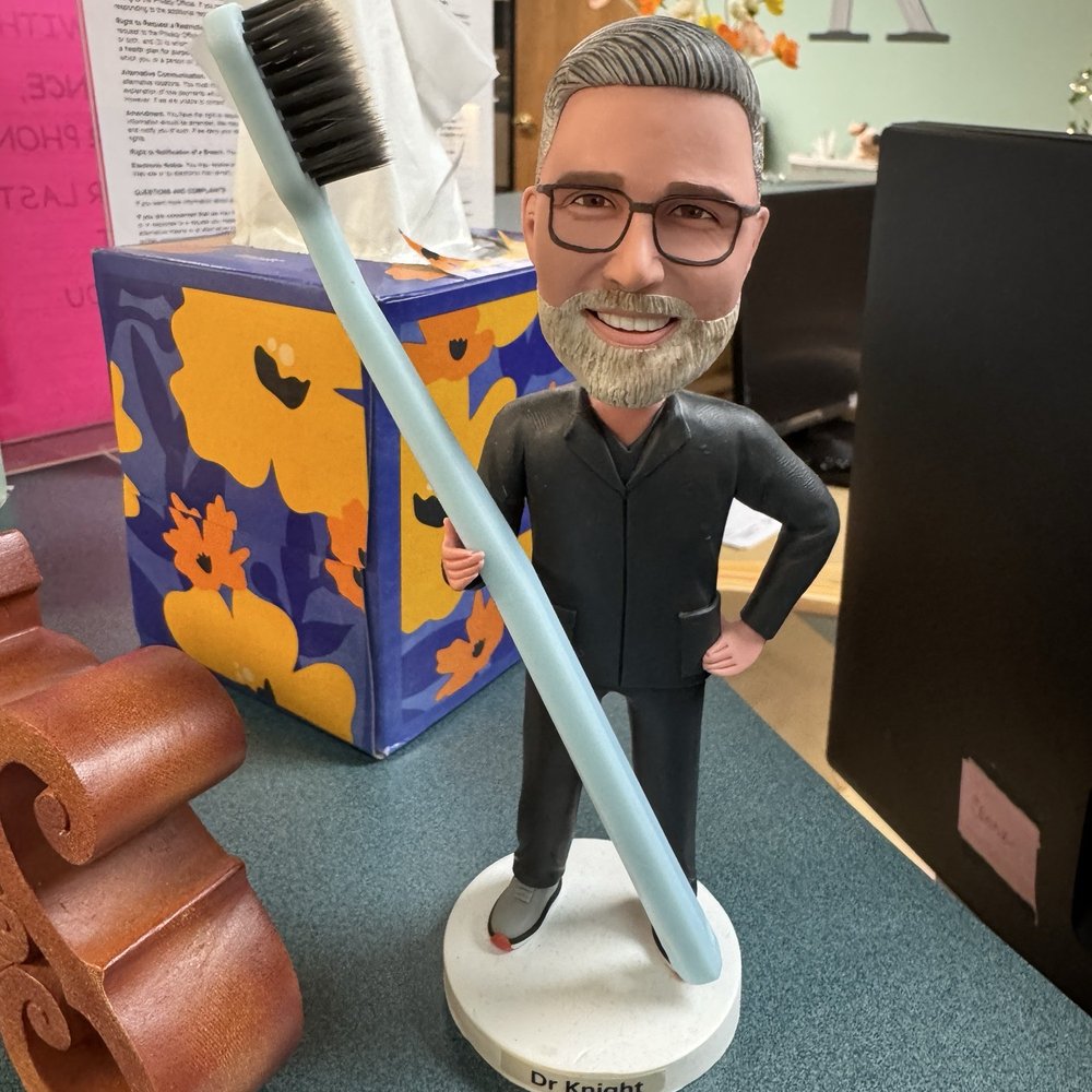 Richard B Knight DDS, MS - Dr. Richard Knight as a bobblehead! - Pediatric Dentists Near Me - Roseville, California Richard B Knight DDS, MS - Dr. Richard Knight as a bobblehead! - Pediatric Dentists Near Me - Roseville, California